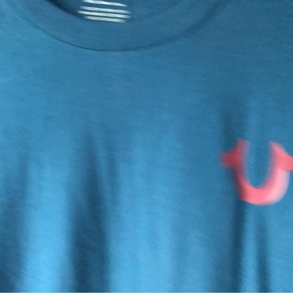 NWOT True Religion Blue Buddha Tee